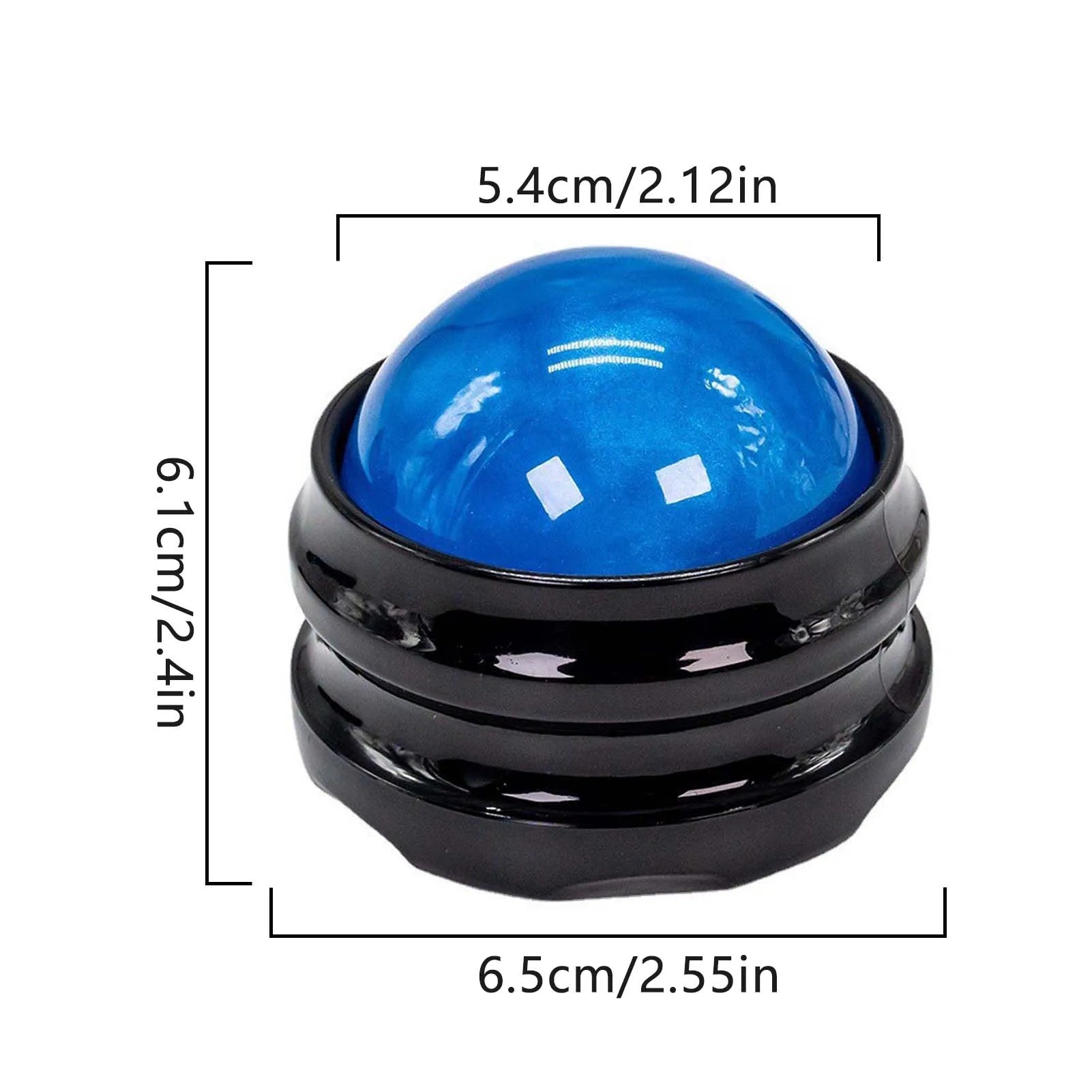 Mini Manual Therapy Body Massager Ball 360 Degree Spin Design Self Massage Tool for Back Shoulders Foot Massage