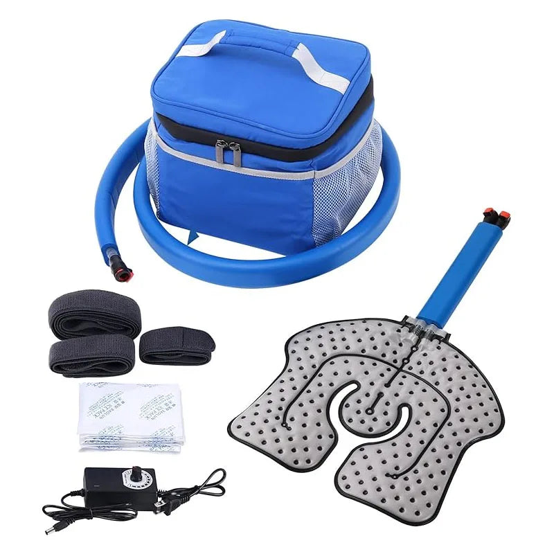 Cold Therapy Machine Cryotherapy Freeze Kit System for Post-Surgery Care, ACL, MCL, Swelling, Sprains, and Other Injuries ﻿