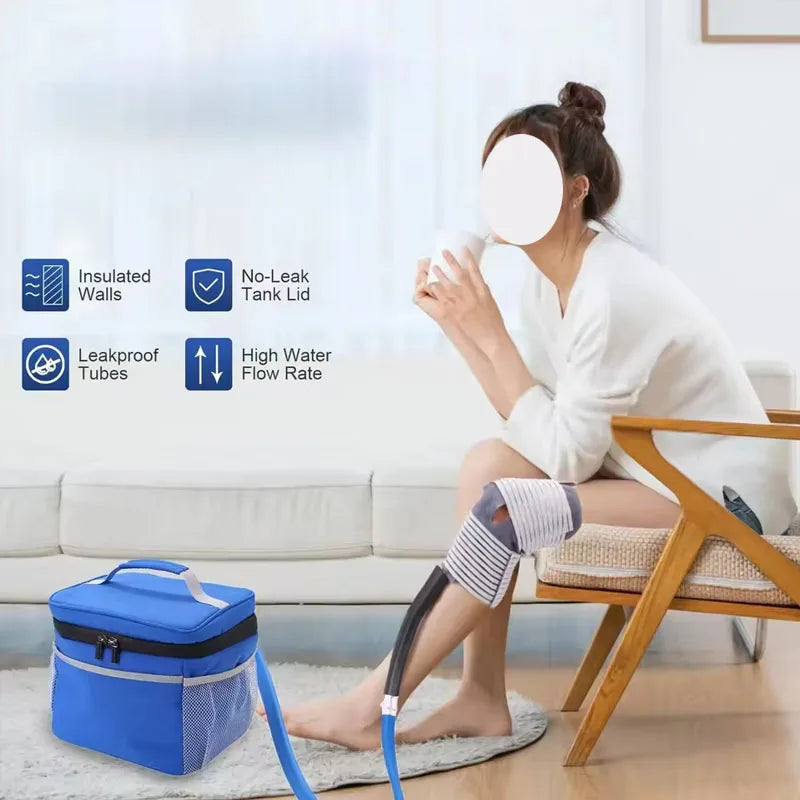 Cold Therapy Machine Cryotherapy Freeze Kit System for Post-Surgery Care, ACL, MCL, Swelling, Sprains, and Other Injuries ﻿